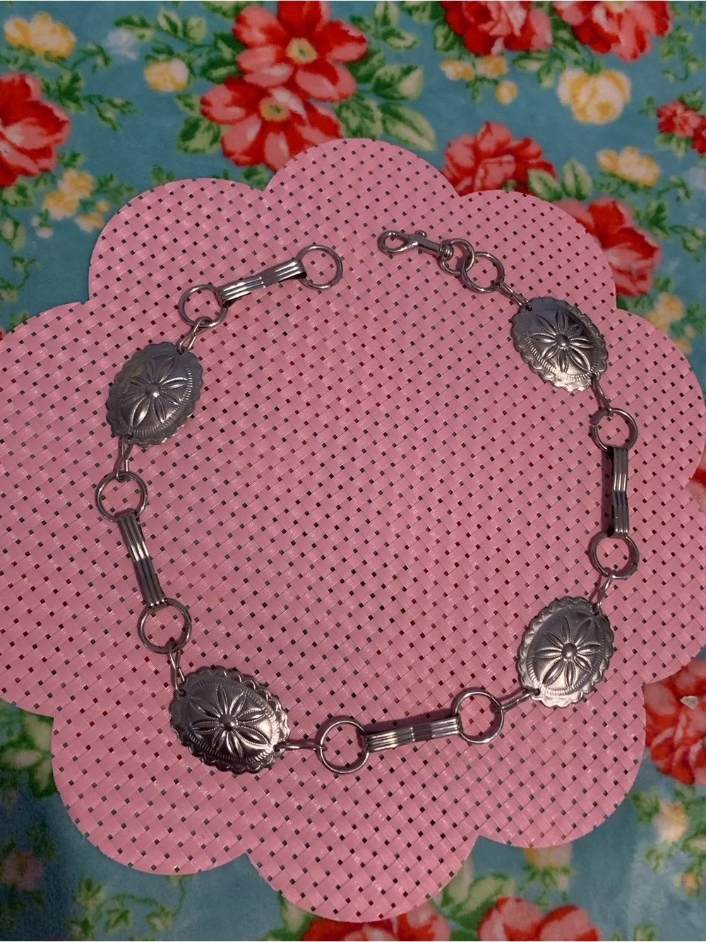 Women’s Silver Concho & Circle Belt